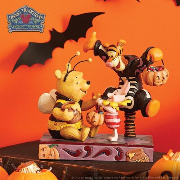 Disney Traditions by Jim Shore Winnie The Pooh and Friends Halloween Figurine - Picture 2 of 8